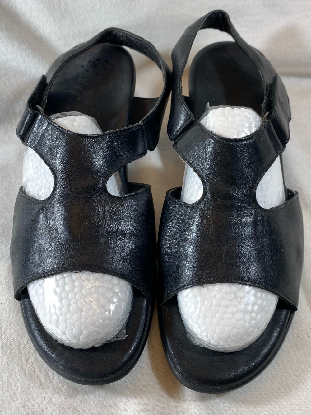 SAS Black Leather Women’s Comfort Sandals